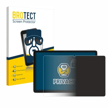 Face avant d’un emballage produit avec le logo de la marque BROTECT. À côté, l’appareil Feonal D106 10.1