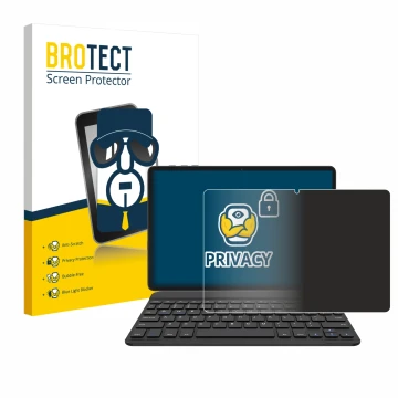 Face avant d’un emballage produit avec le logo de la marque BROTECT. À côté, l’appareil BESTTAB A20 est représenté avec la pro