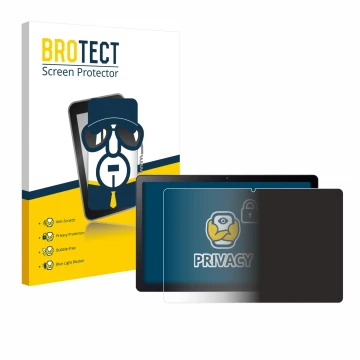 Face avant d’un emballage produit avec le logo de la marque BROTECT. À côté, l’appareil Acer Iconia Tab P11 est représenté ave