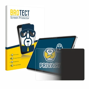 Face avant d’un emballage produit avec le logo de la marque BROTECT. À côté, l’appareil Lenovo Tab 10.1