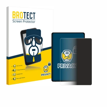 Face avant d’un emballage produit avec le logo de la marque BROTECT. À côté, l’appareil Honor Pad V9 est représenté avec la pr