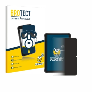 Face avant d’un emballage produit avec le logo de la marque BROTECT. À côté, l’appareil Hotwav R10 Pro est représenté avec la 