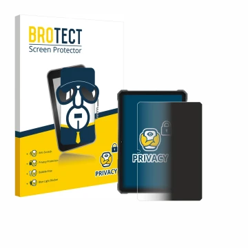 Face avant d’un emballage produit avec le logo de la marque BROTECT. À côté, l’appareil Hotwav R9 Plus est représenté avec la 