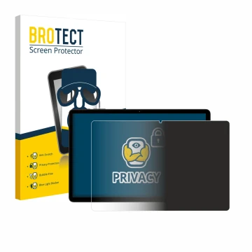 Face avant d’un emballage produit avec le logo de la marque BROTECT. À côté, l’appareil Doogee Tab G6 est représenté avec la p