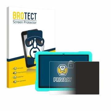 Face avant d’un emballage produit avec le logo de la marque BROTECT. À côté, l’appareil UJJ U8 est représenté avec la protecti