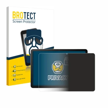 Face avant d’un emballage produit avec le logo de la marque BROTECT. À côté, l’appareil Wacom MovinkPad 11 est représenté avec