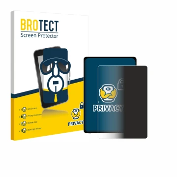 Face avant d’un emballage produit avec le logo de la marque BROTECT. À côté, l’appareil Honor Magicpad 3 (portrait) est représ