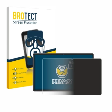 Face avant d’un emballage produit avec le logo de la marque BROTECT. À côté, l’appareil ZIOVO Z118 10.1