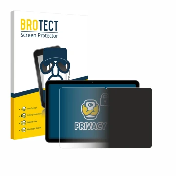 Face avant d’un emballage produit avec le logo de la marque BROTECT. À côté, l’appareil Tabwee T80 10.1