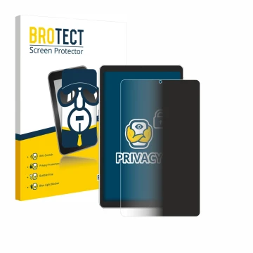 Face avant d’un emballage produit avec le logo de la marque BROTECT. À côté, l’appareil Ulefone Tab A9 Pro est représenté avec