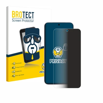 Face avant d’un emballage produit avec le logo de la marque BROTECT. À côté, l’appareil Vivo X300 est représenté avec la prote