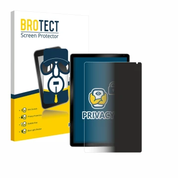 Face avant d’un emballage produit avec le logo de la marque BROTECT. À côté, l’appareil Yicty C108 10.1