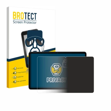 Face avant d’un emballage produit avec le logo de la marque BROTECT. À côté, l’appareil Xiaomi Redmi Pad 2 Pro 5G est représen