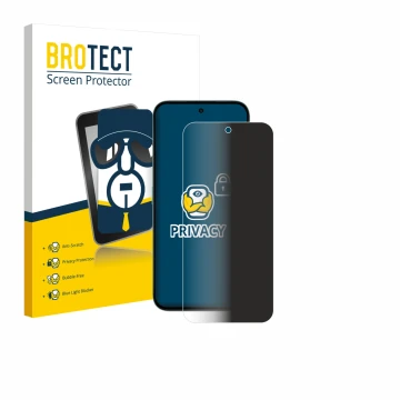 Face avant d’un emballage produit avec le logo de la marque BROTECT. À côté, l’appareil Honor X6c est représenté avec la prote