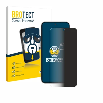 Face avant d’un emballage produit avec le logo de la marque BROTECT. À côté, l’appareil Xiaomi Poco F8 Pro 5G est représenté a