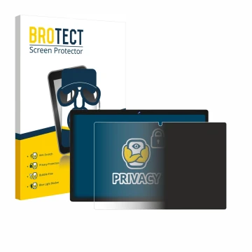 Face avant d’un emballage produit avec le logo de la marque BROTECT. À côté, l’appareil Biegedy B29 10.1