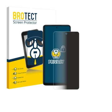 Face avant d’un emballage produit avec le logo de la marque BROTECT. À côté, l’appareil Oppo K13x est représenté avec la prote