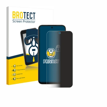 Face avant d’un emballage produit avec le logo de la marque BROTECT. À côté, l’appareil Oppo A6 est représenté avec la protect