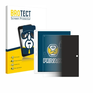 Face avant d’un emballage produit avec le logo de la marque BROTECT. À côté, l’appareil Bigme B10 10.3