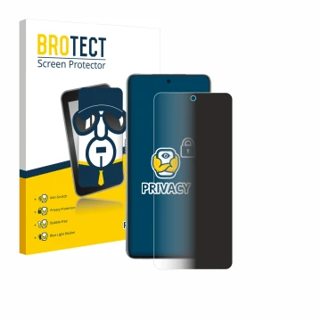 Face avant d’un emballage produit avec le logo de la marque BROTECT. À côté, l’appareil Oppo Find X8s+ est représenté avec la 