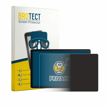 Face avant d’un emballage produit avec le logo de la marque BROTECT. À côté, l’appareil Whitedeer WHTG1301 10.1