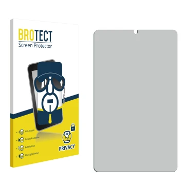 Face avant d’un emballage produit avec le logo de la marque BROTECT. À côté se trouve la protection d’écran correspondante.