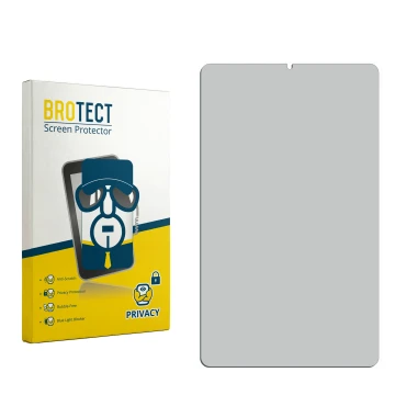 Face avant d’un emballage produit avec le logo de la marque BROTECT. À côté se trouve la protection d’écran correspondante.