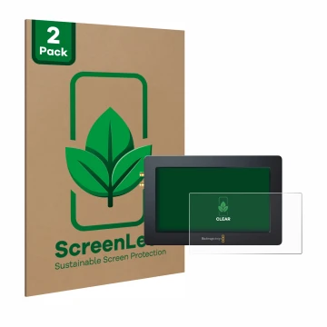 Face avant d’un emballage produit avec le logo de la marque ScreenLeaf. À côté, l’appareil Blackmagic Design Blackmagic Video 