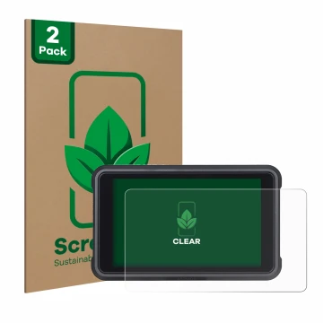 Face avant d’un emballage produit avec le logo de la marque ScreenLeaf. À côté, l’appareil Atomos Ninja V est représenté avec 