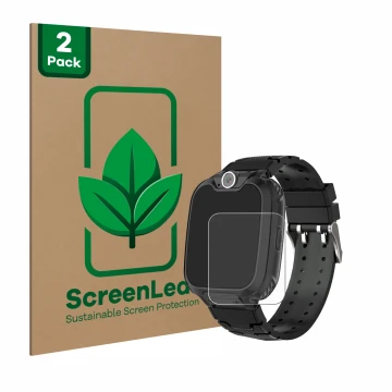 Face avant d’un emballage produit avec le logo de la marque ScreenLeaf. À côté, l’appareil Pthtechus G-612 est représenté avec