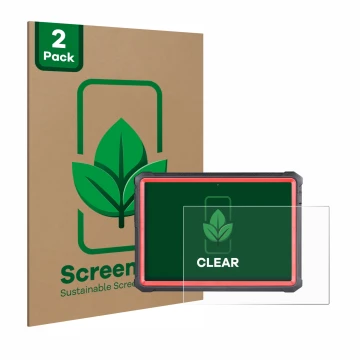 Face avant d’un emballage produit avec le logo de la marque ScreenLeaf. À côté, l’appareil Launch X-431 PRO3S+ V2.0 est représ