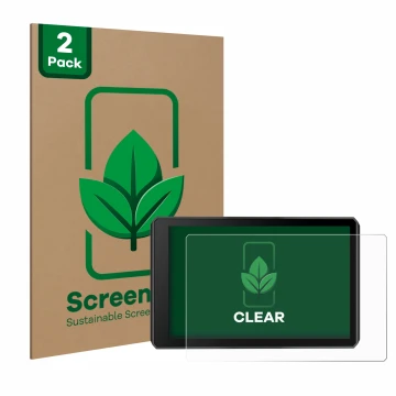 Face avant d’un emballage produit avec le logo de la marque ScreenLeaf. À côté, l’appareil Garmin zumo XT2 est représenté avec