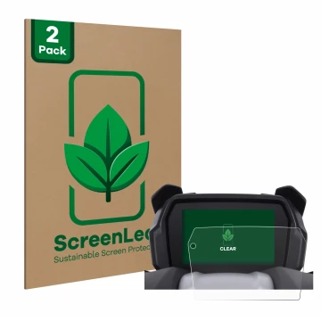 Face avant d’un emballage produit avec le logo de la marque ScreenLeaf. À côté, l’appareil VOGE SR4 MAX 350 est représenté ave