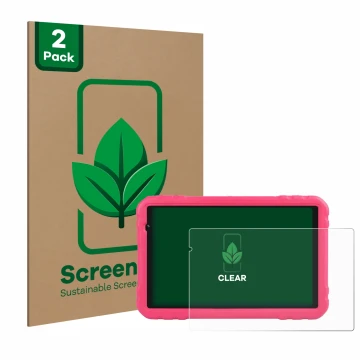 Face avant d’un emballage produit avec le logo de la marque ScreenLeaf. À côté, l’appareil Aocwei x500 est représenté avec la 