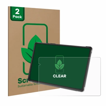Face avant d’un emballage produit avec le logo de la marque ScreenLeaf. À côté, l’appareil Yestel T13 est représenté avec la p