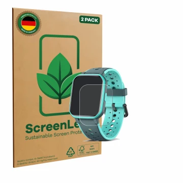 Face avant d’un emballage produit avec le logo de la marque ScreenLeaf. À côté, l’appareil Joyele H79 1.5