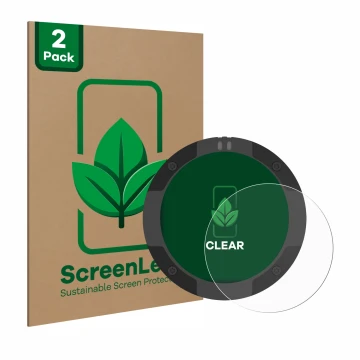 Face avant d’un emballage produit avec le logo de la marque ScreenLeaf. À côté, l’appareil Beeline Moto II est représenté avec
