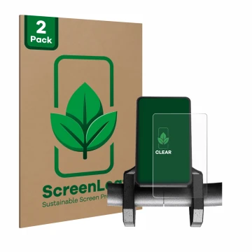 Face avant d’un emballage produit avec le logo de la marque ScreenLeaf. À côté, l’appareil Joyor S8-S V1 est représenté avec l