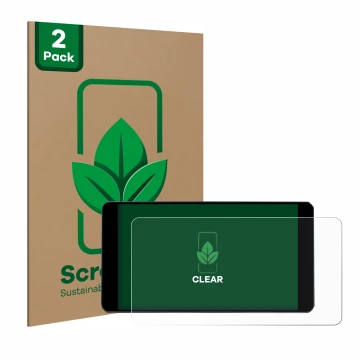 Face avant d’un emballage produit avec le logo de la marque ScreenLeaf. À côté, l’appareil Zontes 350E est représenté avec la 