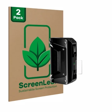 Face avant d’un emballage produit avec le logo de la marque ScreenLeaf. À côté, l’appareil geekvape Aegis 3 est représenté ave