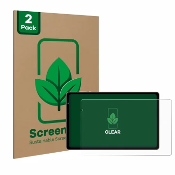 Face avant d’un emballage produit avec le logo de la marque ScreenLeaf. À côté, l’appareil Biegedy B22 10