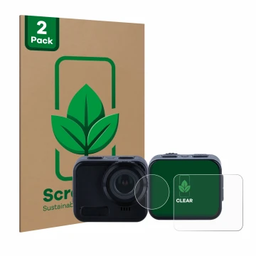 Face avant d’un emballage produit avec le logo de la marque ScreenLeaf. À côté, l’appareil Rollei 9s Cube est représenté avec 