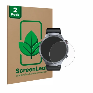 Face avant d’un emballage produit avec le logo de la marque ScreenLeaf. À côté, l’appareil Knauermann Pro 3 Plus 2025 est repr
