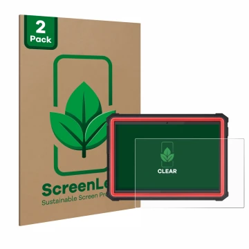 Face avant d’un emballage produit avec le logo de la marque ScreenLeaf. À côté, l’appareil Launch X-431 PRO3S+ Elite est repré
