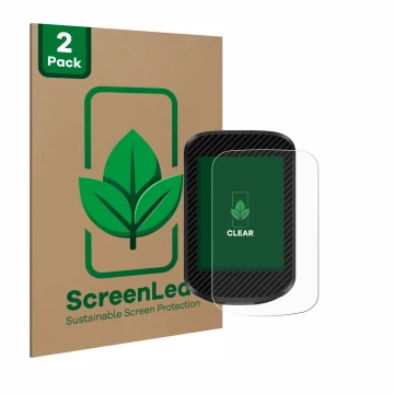 Face avant d’un emballage produit avec le logo de la marque ScreenLeaf. À côté, l’appareil igpsport BSC300T est représenté ave