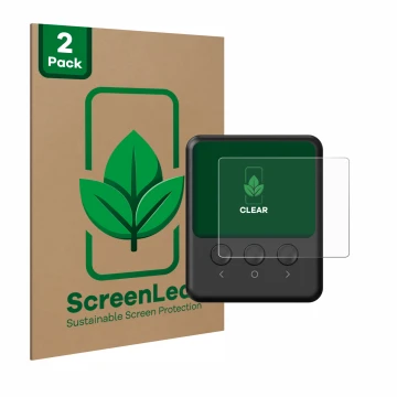 Face avant d’un emballage produit avec le logo de la marque ScreenLeaf. À côté, l’appareil ISDT 608PD est représenté avec la p