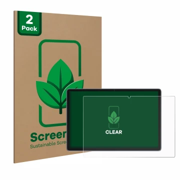 Face avant d’un emballage produit avec le logo de la marque ScreenLeaf. À côté, l’appareil Suaat S3 10