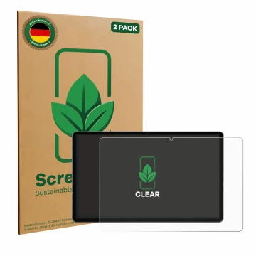 Face avant d’un emballage produit avec le logo de la marque ScreenLeaf. À côté, l’appareil Xgody Q17 11