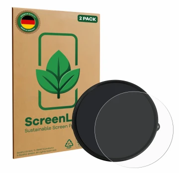 Face avant d’un emballage produit avec le logo de la marque ScreenLeaf. À côté, l’appareil Harley Davidson Sportster S 2021-20