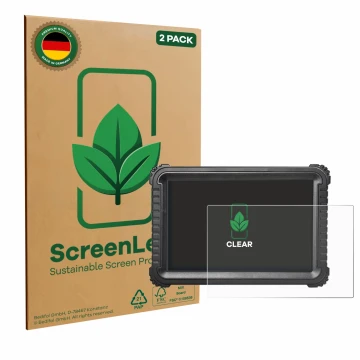 Face avant d’un emballage produit avec le logo de la marque ScreenLeaf. À côté, l’appareil iCarsoft CR Ultra est représenté av